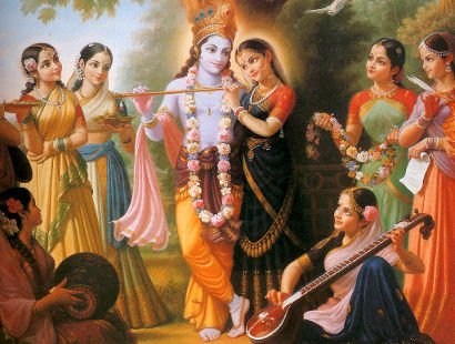 Radha Krishna  e le gopi
